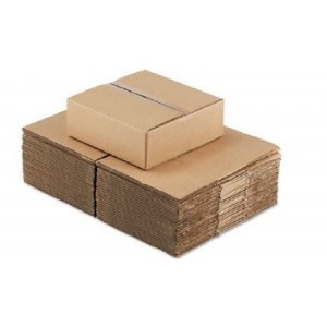RSC 22x14x4 Kraft Corrugated Boxes 25/300