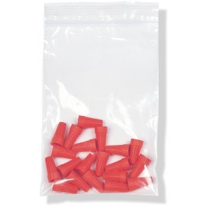 Bag Poly 20x24 4Mil Clear Ziplock 250/CS