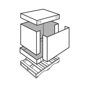 W/Pallet 58x41x45 425#DW ID= 55.375x35.5x39.25 13/PLT