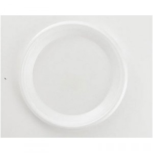 Non-Laminated Foam Plates, 10 1/4 Inches, White, 3 Compartments, 135/Pack