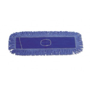Mop Dust Head 36x6.5 4Ply Blue Cotton Washable