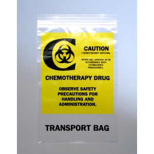 Bag Poly 6x9 2Mil Ziplock Chemo Transfer 1000/CS