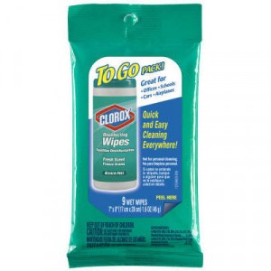 Disinfecting Wipes To Go, 7x8, Fresh Scent, 9/Pack