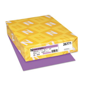 Paper Copy 8.5x11 20# Bright Purple Brightness 500/RM