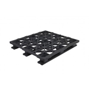Pallet Plastic 48x45x5 Heavy Duty Rackable Black