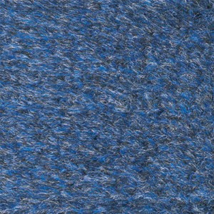 Rely-On Olefin Indoor Wiper Mat, 36x48, Blue/Black