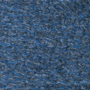 Rely-On Olefin Indoor Wiper Mat, 36x60, Blue/Black