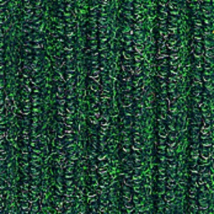 Needle-Rib Wiper/Scraper Mat, Polypropylene, 36x60, Green/Black