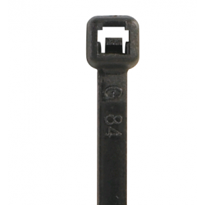 Cable Ties Black 8" .190 50# UV 1000/CS