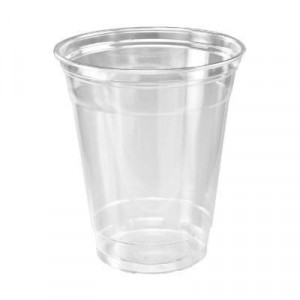 Conex Clear Plastic Cup, Cold, Squat, 12 oz., 50/Bag