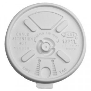 Lift n' Lock Plastic Hot Cup Lids, Fits 12-24oz Cups, Translucent