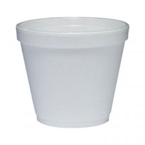 Food Containers, Foam 8 oz, White