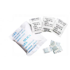 Desiccant 1/6 UNIT (5gm) Tyvek Silica Gel Desiccant 1200/Pail