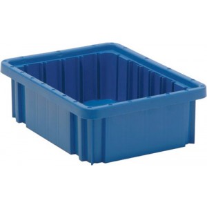Dividable Grid Container 10-7/8" x 8-1/4" x 3-1/2" Blue