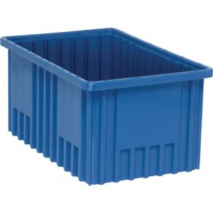 Dividable Grid Container 16-1/2" x 10-7/8" x 8" Blue