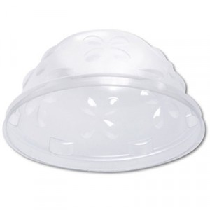 Lids For Dessert Dishes, Clear, Plastic, For Use w/5 & 8oz Dishes
