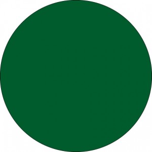 Label 3" Green Inventory Circle 500/RL	