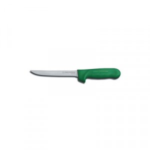 Cook's Boning Knife, 6 in., Narrow, High-Carbon Steel with Green Handle