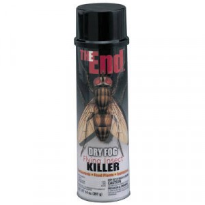 The End. Dry Fog Flying Insect Killer, 20oz, Can