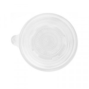 World Art PLA-Laminated Soup Container Lids, White, 32oz