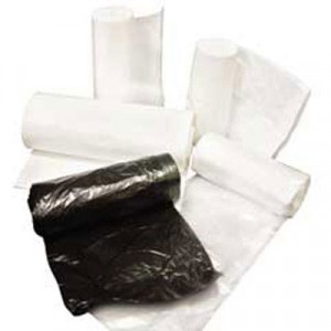 High-Density Can Liners, 40x48, 45-Gallon, 14 Micron, Clear, 250/Case