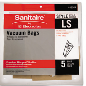 Commercial Upright Vacuum Cleaner Replacement Bags Style LS 5/Pack