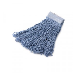 Synthetic Wet Mop Heads, Blue, 16 oz, 5-In Blue Headband