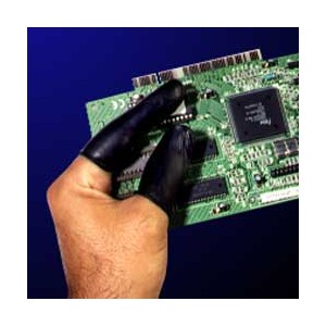 Finger Cots 21mm Static Dissipative BLK PF LG 720/BG 40/CS