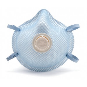 Face Mask Respirator w/Exhalation Valve 10/BX 10/CS 2300