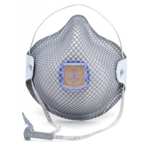 Face Mask Respirator w/Exhalation Valve 10/BX 10/CS