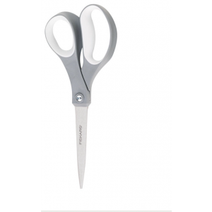 Scissor 8" Contoured Performance Gray Straight Handle