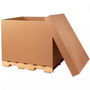 GetUSCart- Partners Brand P14124 Flat Corrugated Boxes, 14L x 12W x 4H,  Kraft (Pack of 25)