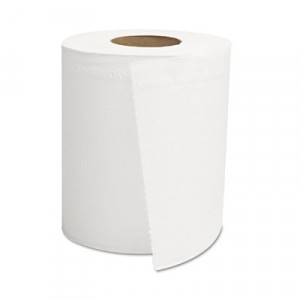 Center-Pull Roll Towels, 2-Ply, White, 8x10