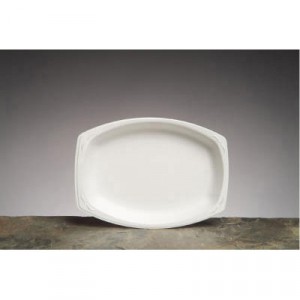 Celebrity Foam Platters, 7x9, White, 125/Pack