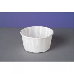 Paper Portion Cups, 4 oz., White, 250/Bag