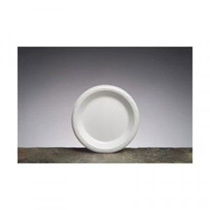 Elite Laminated Foam Dinnerware, Plate, 7" Diameter, White