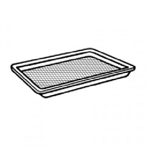 Supermarket Tray, Shallow, Foam, Black, 9-1/4x7-1/4x1/2, 125/Bag