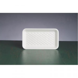 Supermarket Tray, Foam, White, 8-1/4x4-3/4x5/8, 125/Bag