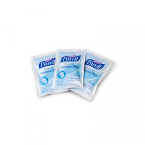 Cottony Soft Individually Wrapped Sanitizing Hand Wipes, 5x7, White