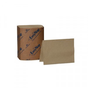 Embossed Dispenser Napkins, Two-Ply, 6 1/2x9 7/8, Brown