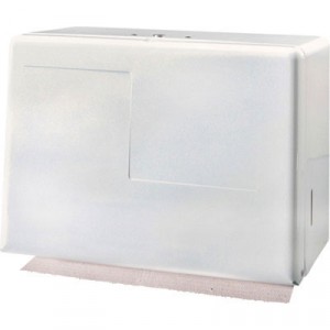 Singlefold Towel Dispenser, Steel, 11 5/8x6 5/8x 8 1/8, White