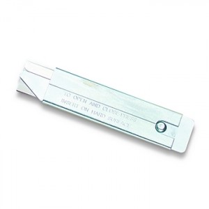 Handy Cutter Single Edge Blade Brushed Metal 12/BX 12/CS