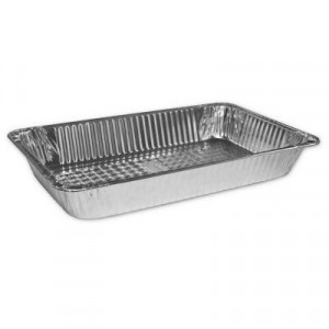 Steam Table Aluminum Pan, Full-Size, Deep, 50/Pack