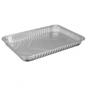 Aluminum Cake Pan, 1/4-Sheet, 12 13/16x8 13/16x1 1/4