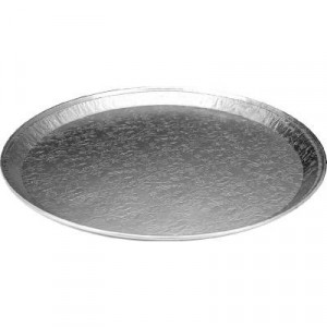 Aluminum Embossed Tray, Round, 18 in