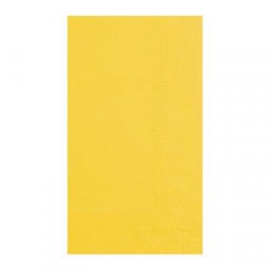 Dinner Napkins, 2-Ply, 1/8 Fold, 15" x 17", Sun