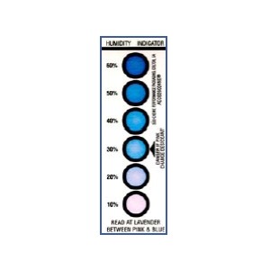 Humidity Indicator 6 Spot 1.56x4.5 200 Cards/Can