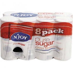 Sugar PureCane Granulated N'Joy 8/22OZ.