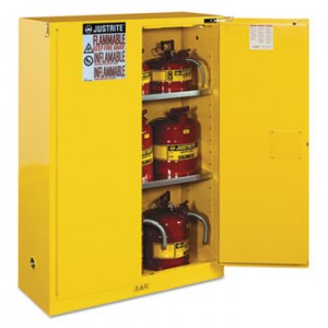 Sure-Grip EX Standard Safety Cabinet, 43w x 18d x 65h, Yellow