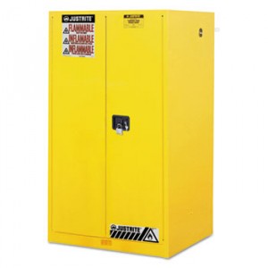 Sure-Grip EX Standard Safety Cabinet, 34w x 34d x 65h, Yellow